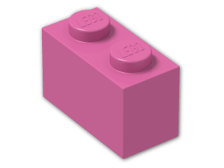 LEGO® Brick: Brick 1 x 2 3004 | Color: Bright Purple