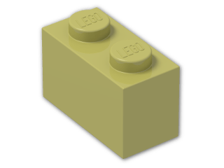 LEGO® Brick: Brick 1 x 2 3004 | Color: Cool Yellow
