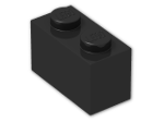 LEGO® Stein: Brick 1 x 2 3004 | Farbe: Black