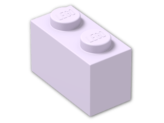 LEGO® Brick: Brick 1 x 2 3004 | Color: Lavender