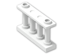 LEGO® Brick: Fence Spindled 1 x 4 x 2 30055 | Color: White