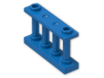 LEGO® Brick: Fence Spindled 1 x 4 x 2 30055 | Color: Bright Blue