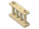 LEGO® Brick: Fence Spindled 1 x 4 x 2 30055 | Color: Brick Yellow