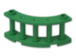 LEGO® Brick: Fence Spindled 4 x 4 x 2 Quarter Round 30056 | Color: Dark Green