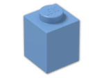 LEGO® Brick: Brick 1 x 1 3005 | Color: Medium Blue