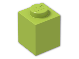 LEGO® Brick: Brick 1 x 1 3005 | Color: Bright Yellowish Green
