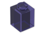 LEGO® Stein: Brick 1 x 1 3005 | Farbe: Transparent Bright Bluish Violet