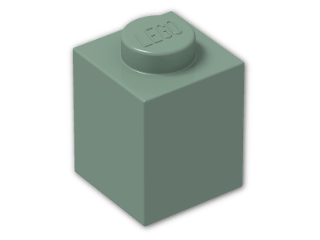 LEGO® Brick: Brick 1 x 1 3005 | Color: Sand Green