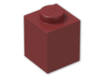 LEGO® Brick: Brick 1 x 1 3005 | Color: New Dark Red