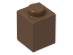 LEGO® Brick: Brick 1 x 1 3005 | Color: Brown