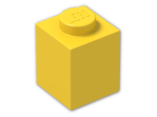 LEGO® Brick: Brick 1 x 1 3005 | Color: Bright Yellow