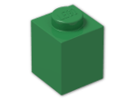 LEGO® Stein: Brick 1 x 1 3005 | Farbe: Dark Green