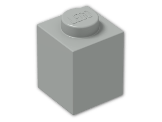 LEGO® Stein: Brick 1 x 1 3005 | Farbe: Grey