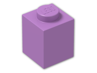 LEGO® Brick: Brick 1 x 1 3005 | Color: Medium Lavender