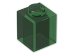 LEGO® Brick: Brick 1 x 1 3005 | Color: Transparent Green