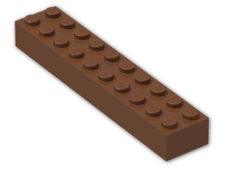 LEGO® Stein: Brick 2 x 10 3006 | Farbe: Reddish Brown