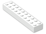 LEGO® Brick: Brick 2 x 10 3006 | Color: White