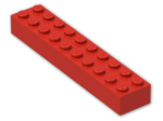 LEGO® Brick: Brick 2 x 10 3006 | Color: Bright Red