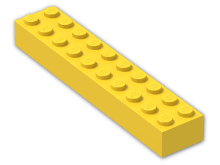 LEGO® Stein: Brick 2 x 10 3006 | Farbe: Bright Yellow