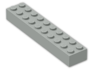 LEGO® Brick: Brick 2 x 10 3006 | Color: Grey