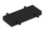 LEGO® Stein: Brick 4 x 10 with Wheel Holders 30076 | Farbe: Black