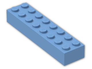 LEGO® Brick: Brick 2 x 8 3007 | Color: Medium Blue