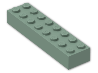 LEGO® Brick: Brick 2 x 8 3007 | Color: Sand Green