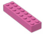 LEGO® Stein: Brick 2 x 8 3007 | Farbe: Bright Purple