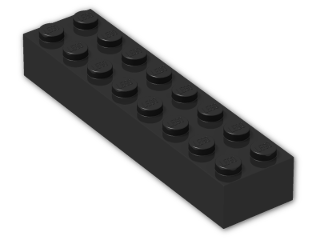 LEGO® Brick: Brick 2 x 8 3007 | Color: Black