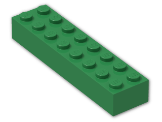 LEGO® Stein: Brick 2 x 8 3007 | Farbe: Dark Green