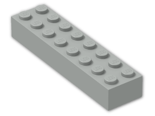 LEGO® Brick: Brick 2 x 8 3007 | Color: Grey