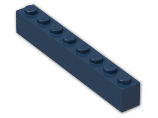 LEGO® Brick: Brick 1 x 8 3008 | Color: Earth Blue