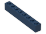 LEGO® Stein: Brick 1 x 8 3008 | Farbe: Earth Blue