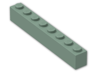 LEGO® Stein: Brick 1 x 8 3008 | Farbe: Sand Green