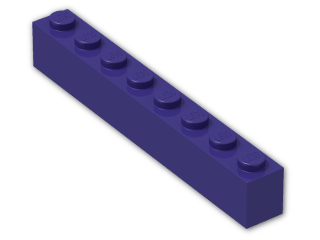 LEGO® Brick: Brick 1 x 8 3008 | Color: Medium Lilac