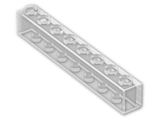 LEGO® Stein: Brick 1 x 8 3008 | Farbe: Transparent