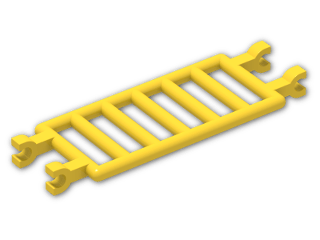 LEGO® Stein: Bar 7 x 3 with Quadruple Clips 30095 | Farbe: Bright Yellow
