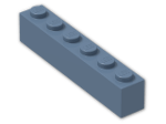 LEGO® Brick: Brick 1 x 6 3009 | Color: Sand Blue