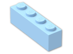 LEGO® Stein: Brick 1 x 4 3010 | Farbe: Pastel Blue