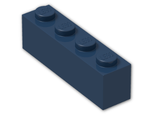 LEGO® Brick: Brick 1 x 4 3010 | Color: Earth Blue