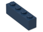 LEGO® Brick: Brick 1 x 4 3010 | Color: Earth Blue