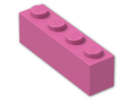 LEGO® Brick: Brick 1 x 4 3010 | Color: Bright Purple