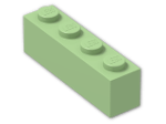LEGO® Brick: Brick 1 x 4 3010 | Color: Medium Green