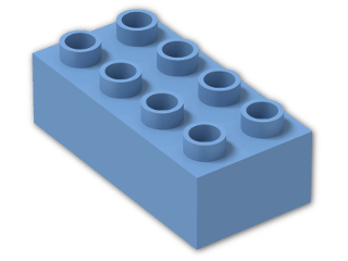 LEGO® Stein: Duplo Brick 2 x 4 3011 | Farbe: Medium Blue