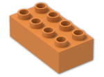 LEGO® Stein: Duplo Brick 2 x 4 3011 | Farbe: Bright Orange