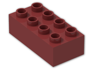 LEGO® Brick: Duplo Brick 2 x 4 3011 | Color: New Dark Red