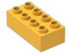 LEGO® Brick: Duplo Brick 2 x 4 3011 | Color: Flame Yellowish Orange