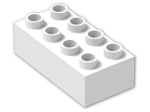 LEGO® Stein: Duplo Brick 2 x 4 3011 | Farbe: White