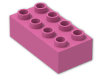 LEGO® Brick: Duplo Brick 2 x 4 3011 | Color: Bright Purple