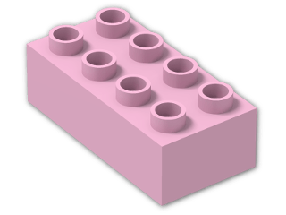 LEGO® Stein: Duplo Brick 2 x 4 3011 | Farbe: Light Purple